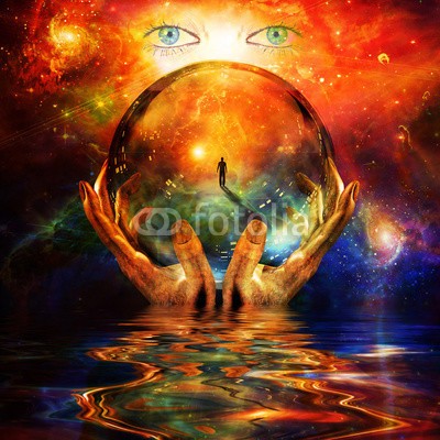 rolffimages, glass ball in hands with abstract background"  Some elements provided courtesy of NASA (abstrakt, ball, bunt, kosmos, schöpfung, schöpfer, wahrsagen, traum, träumend, droge, enlightened, ewiges leben, auge, fantasy, fiktion, finger, fortuna, galaxies, glas, hand, hand, himmel, menschlich, illusion, vorstellung, licht, schauend, mann, ome)