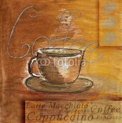 momanuma, Kaffee Kollage (cappuccino, collage, kaffee, malerei, latte macchiato, trinken, kaffeebohne, bild, braun, orange, rot, beige, kunst, trinken, geniessen, geschmack, geschmack, abbildung, illustriert, bohne, kultur, warm, sexy, lecker, café, bar, backgrounds, bohne, tex)
