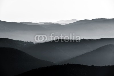 bonzodog, Aerial view of foggy mountains relief (alpen, antenne, elsass, erstaunlich, herbst, schwarzweiß, braun, gelassenheit, wolken, komfort, landschaft, katastrophe, ökologie, umwelt, fallen, nebel, wald, frankreich, hügel, horizont, idyllisch, landen, landschaft, wiese, berg, natürlich, natu)