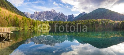 Mike Mareen, mountain lake in the Julian Alps, Italy (see, berg, alpen, julian, italien, hiking, natur, alpine, himmel, landschaft, europa, hintergrund, schöner, wasser, reisen, morgens, baum, anblick, tourismus, wald, blau, schönheit, grün, di, sport, urlaub, entspannung, landschaftlich, wolken, szeneri)