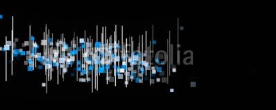 Frank Rohde, Fantastic abstract stripe panorama background design illustration with squares (panorama, viereck, streife, abstrakt, ästhetisch, kunst, artwork, hintergrund, schwarz, blau, hell, business, farbe, meldungen, konzept, entwerfen, traum, dynamisch, elegant, energie, phantastisch, fantasy, zukunft, futuristisch, sanftmütig, gradien)
