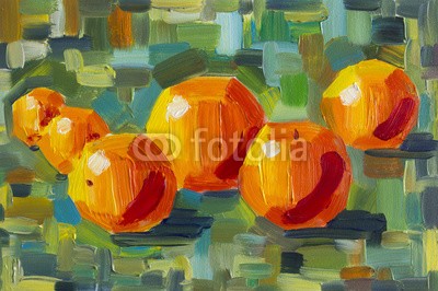 shvets_tetiana, Original oil painting - Oranges on colorful background - Impressionism - Large brush strokes - Modern Art (abstrakt, abbildung, malerei, öl, orange, ball, hell, impressionismus, kunst, mandarins, tapete, mandarine, grün, rot, diät, organisch, life, gelb, froh, altersgenosse, sommer, canvas, zeichnung, modern, objekt, 6, lecker, artwork, gesund, stille, textu)