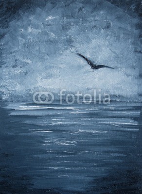 shvets_tetiana, Original oil painting - Seagull over the sea - Impressionism - Modern Art (gull, malerei, meer, öl, seemöwe, vögel, monochrom, abstrakt, abbildung, textur, tapete, fliege, weiß, anblick, altersgenosse, welle, canvas, freiheit, 1, schwarz, modern, artwork, impressionismus, farbe, bild, seelandschaft, himmel, kunst, effek)