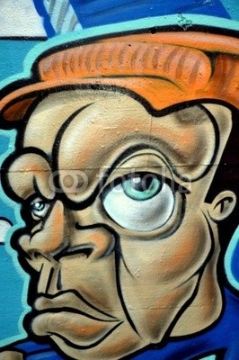celeste clochard, graffiti (graffiti, malen, beton, anblick, rot, blues, weiß, ausdruck, abstraktion, schablone, gischt, bemalt, lack, wucher, wand, frei, kunst, knäuel, scribble, street art, farbe, abstrakt, gekritzel, zürich, schweiz, angle, fassade, bejahrt, portrait, rap, musi)