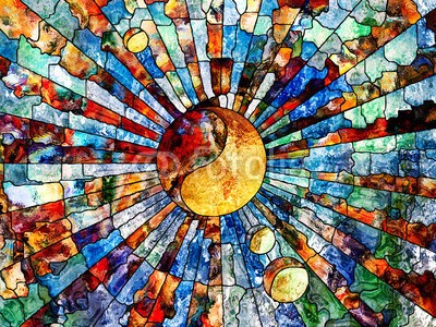 agsandrew, The Worlds Above (universum, bunt, kreativität, kirchenfenster, wissenschaft, kunst, stylish, abstrakt, bewusstsein, dekorativ, vielfarbig, astronomie, muster, fenster, textur, entwerfen, effekt, makrokosmos, ornament, lebendig, hintergrund, licht, raum, vorstellun)