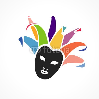 M.studio, masque carnaval (karneval, maske, maskerade, farbe, kunst, erholung, rio, venezia, leisure, spaß, design, konzept, abstrakt, bunt, grafik, landkarte, plakat, hintergrund, festival, feier, feier, dekoratio)