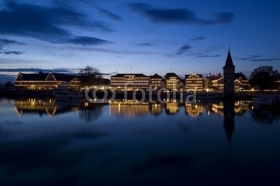 Andrzej Gryczkowski, Hafen in Lindau bei Nacht 06 (lindau, hafen, lake constance, insel, nacht, segelsport, urlaub, reise, hikin)