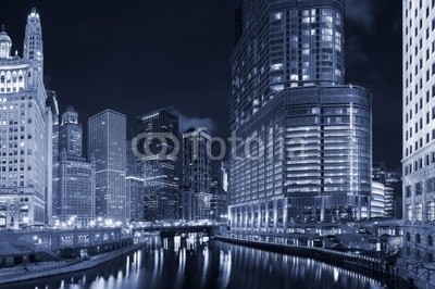 rudi1976, City of Chicago (straße, brücke, uns, himmel, stadt, blau, turm, rivers, stadtleben, nacht, wasser, skyline, chicago, twilight, illinois, nachtleben, stadtlandschaft, skyscraper, grundbesitz, angestrahlt, altersgenosse, vielfarbig, architektu)