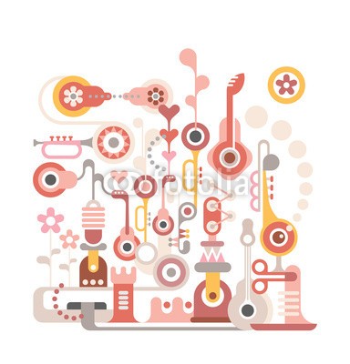 dan8, Music (musik, festival, vektor, kunst, abbildung, abstrakt, jazz, gitarre, saxophon, saxophon, entwerfen, grafik, konzert, party, isoliert, blume, bizarre, karneval, klingen, geformt, figuren, backgrounds, kunstvoll, jahrgang, herz, pastell, glatt, sätz)