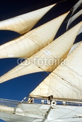 linous, Antigua 98 / Star Clipper (segelschiff, takelage, segel, kleidung, klipper, bogen, fock, beige, weiß, blau, himme)