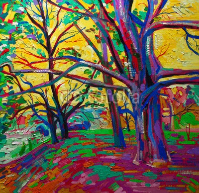 Kara-Kotsya, original oil painting, forest in spring.  Modern Impressionism (original, malerei, acryl, kunst, kunstvoll, artwork, gemälde, bürste, canvas, kreativ, entwerfen, grafik, abbildung, abbild, eindrucksvoll, öl, sketch, stil, inspiration, einzigartig, hobby, schöpfung, künstler, sätze, altersgenosse, ausdruck, muster)