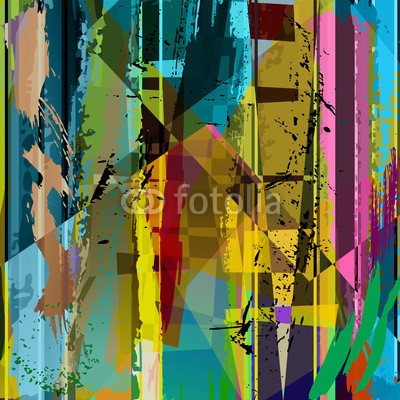 Kirsten Hinte, abstract background, with strokes, splashes and geometric lines (backgrounds, abstrakt, kunst, kunstvoll, artwork, gebürstet, canvas, farbe, sätze, kreativ, dekorativ, entwerfen, different, elemente, rahmen, graffiti, grafik, grunge, farbton, abbildung, abbild, linie, gemischt, modern, öl, orange, malen, malere)