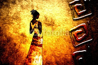maxtor777, african motive ethnic retro vintage (afrika, afrikanisch, kunst, schwarz, kultur, dekoration, dekorativ, zeichnung, ethnisch, exotisch, flora, rahmen, hütte, abbildung, landschaft, life, einheimisches, natürlich, natur, leute, platz, savanne, stil, tourismus, traditionell, reisen, bau)