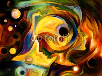 agsandrew, Synergies of Inner Paint (halluzinogen, lebendig, tapete, mann, gedanken, identität, sinne, psychologie, kulisse, dekoration, kreativ, entwerfen, stirn, perception, intelligenz, farbenskala, profile, psyche, sätze, silhouette, abstrakt, seele, übertragener ausdruck, menschlic)