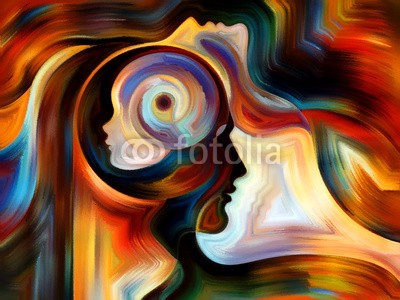 agsandrew, Synergies of Inner Paint (tapete, life, bewusstsein, ego, geist, seele, menschlich, gedanken, psyche, spirit, vorstellung, nase, erkenntnis, grafik, muster, konzept, kopf, abstrakt, malen, allegorie, backgrounds, mann, kunst, sinne, effekt, silhouette, seelisch, existen)