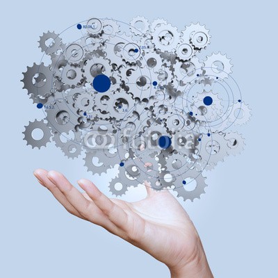 everythingpossible, businessman hand showing gears cogs to success concept (fortschreiten, hintergrund, business, kaufmann, zahn, zahnrad, zusammenarbeiten, konzept, anschliessen, connection, steuern, kooperieren, kooperation, antrieb, energie, engine, engineer, ingenieurwesen, ausstattung, zahnrad, gruppe, impuls, gewerblic)