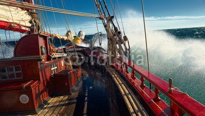 Alvov, Sailing in the storm (segelboot, sailing, yacht, segel, segelsport, segelschiff, meer, führung, wind, mittelmeer, abenteuer, freiheit, sommer, himmel, urlaub, lebensfreud)