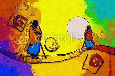 maxtor777, Africa retro vintage style (afrika, afrikanisch, kultur, dekorativ, ethnisch, exotisch, leute, traditionell, reisen, wildlife, kunst, schwarz, dekoration, zeichnung, flora, rahmen, hütte, abbildung, landschaft, life, einheimisches, natürlich, natur, platz, savanne, stil, tourismu)