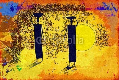 maxtor777, Africa retro vintage style (afrika, afrikanisch, kultur, dekorativ, ethnisch, exotisch, leute, traditionell, reisen, wildlife, kunst, schwarz, dekoration, zeichnung, flora, rahmen, hütte, abbildung, landschaft, life, einheimisches, natürlich, natur, platz, savanne, stil, tourismu)