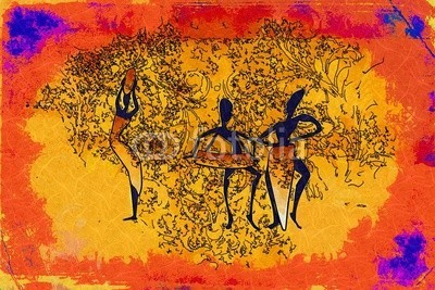 maxtor777, Africa retro vintage style (afrika, afrikanisch, kultur, dekorativ, ethnisch, exotisch, leute, traditionell, reisen, wildlife, kunst, schwarz, dekoration, zeichnung, flora, rahmen, hütte, abbildung, landschaft, life, einheimisches, natürlich, natur, platz, savanne, stil, tourismu)