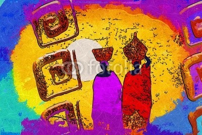 maxtor777, Africa retro vintage style (afrika, afrikanisch, kultur, dekorativ, ethnisch, exotisch, leute, traditionell, reisen, wildlife, kunst, schwarz, dekoration, zeichnung, flora, rahmen, hütte, abbildung, landschaft, life, einheimisches, natürlich, natur, platz, savanne, stil, tourismu)