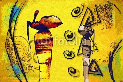 maxtor777, Africa retro vintage style (afrika, afrikanisch, kultur, dekorativ, ethnisch, exotisch, leute, traditionell, reisen, wildlife, kunst, schwarz, dekoration, zeichnung, flora, rahmen, hütte, abbildung, landschaft, life, einheimisches, natürlich, natur, platz, savanne, stil, tourismu)