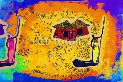 maxtor777, Africa retro vintage style (afrika, afrikanisch, kultur, dekorativ, ethnisch, exotisch, leute, traditionell, reisen, wildlife, kunst, schwarz, dekoration, zeichnung, flora, rahmen, hütte, abbildung, landschaft, life, einheimisches, natürlich, natur, platz, savanne, stil, tourismu)