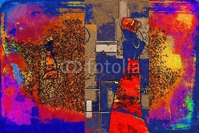 maxtor777, Africa retro vintage style (afrika, afrikanisch, kultur, dekorativ, ethnisch, exotisch, leute, traditionell, reisen, wildlife, kunst, schwarz, dekoration, zeichnung, flora, rahmen, hütte, abbildung, landschaft, life, einheimisches, natürlich, natur, platz, savanne, stil, tourismu)