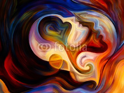 agsandrew, Game of Inner Paint (ideen, vorstellung, silhouette, frau, saturiert, expressionismus, gesicht, self, sätze, bilder, mensch, traum, malerei, seele, halluzinogen, textur, profile, menschlich, geist, kreativität, dekoration, identität, special effects, spirit, zeichnun)