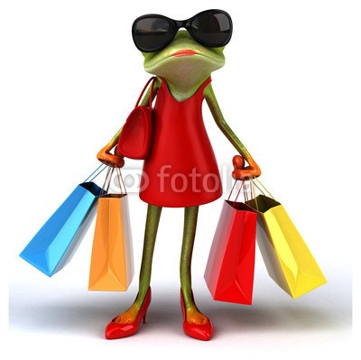 julien tromeur, Fun frog (tier, ökosystem, auge, frog, grün, natur, schleimig, klebrig, unke, zehe, tropisch, tropics, wildlife, 3d, abbildung, sexy, gestalten, modellieren, hooker, rot, garniert, schuh, stil, frau, lippenstift, tasche, handtasche, weiblich, attraktiv, hübsc)