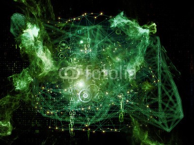 agsandrew, Visualization of Network (elemente, sätze, abbildung, licht, telekom, ausbildung, repräsentation, strahlen, nummern, übertragener ausdruck, informationstechnik, effekt, kulisse, wissenschaft, zahl, muster, symbol, special effects, logik, ganze zahl, abstrakt, berechnungen, idee)