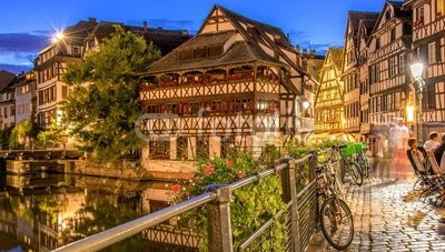 Alexi TAUZIN, Strasbourg, Alsace, France (strassburg, elsass, frankreich, schäferhund, département bas-rhin, stadt, haus, wasser, bank, europa, typisch, architektur, wohlstand, kanal, picturesque, sonnenuntergänge, abenddämmerung, abend, besinnung, nacht, himmel, haus, landschaft, sightseein)