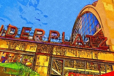 maxtor777, Berlin art design illustration (abstrakt, architektur, kunst, backgrounds, berlin, hell, stadtlandschaft, ausschnitt, pfad, verfärbt, bunt, kreativität, europa, deutsch, grunge, abbildung, tinte, orientierungspunkt, monuments, malen, panoramisch, papier, skyline, platsch, spritze)