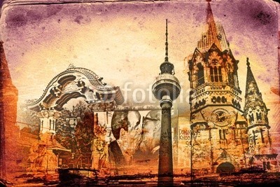 maxtor777, Berlin art design illustration (abstrakt, architektur, kunst, backgrounds, berlin, hell, stadtlandschaft, ausschnitt, pfad, verfärbt, bunt, kreativität, europa, deutsch, grunge, abbildung, tinte, orientierungspunkt, monuments, malen, panoramisch, papier, skyline, platsch, spritze)