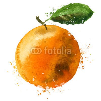 ~ Bitter ~, Orange vector logo design template. fruit or food  icon. (orange, vektor, firmenlogo, entwerfen, vorlage, essen, obst, icon, kunstvoll, backgrounds, kleckse, zitrusgewächs, farbe, kreativität, diät, zeichnung, frisch, frische, grunge, gesund, tinte, isoliert, saftiges, lemmon, limonade, natürlich, natu)