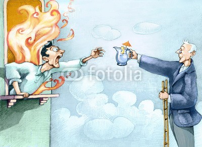 nuvolanevicata, fire (konzept, mann, hilfe, feuer, intervention, not, mithilfe, reliefs, bedarf, verzweifelt, schreiend, eingreifen, egoismus, mißverständnis, fiktion, wasser, kanne, fenster, treppenhaus, tun, gut, anschein, übertragener ausdruck, surreal, fantasy, charakte)