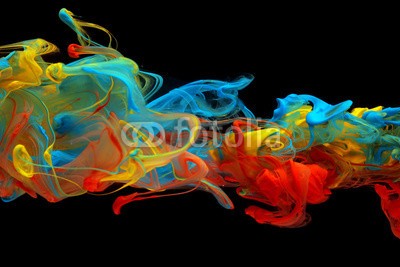 Leigh Prather, Colorful ink swirling through water (tinte, wasser, malen, abstrakt, backgrounds, bunt, bewegung, glatt, rot, blau, gelb, grün, wolken, farbe, bunt, platsch, mischen, wirbel, flüssigkeit, kunst, entladen, geformt, rauch, fließen, entwerfen, dynamisch, färben, wolken, unterwasse)
