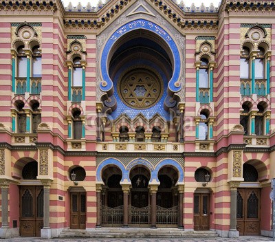Blickfang, Jubiläumssynagoge Prag (synagoge, prag, juden, israel, judentum, pray, hit, eingang, religion, architektur, historisch, touristisc)