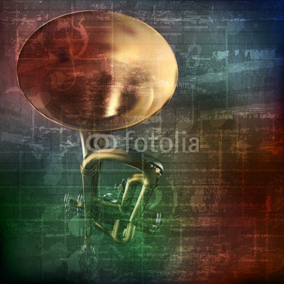 lembit, abstract grunge sound background with trumpet (trompete, musik, instrumente, retro, funken, musikalisch, posaune, klingen, jazz, wind, weiß, backgrounds, niemand, single, objekt, gold, abbildung, blues, saxophon, saxophon, saxophonist, glänzend, sopran, entwerfen, konzert, eleganze, stil, pfad, side)