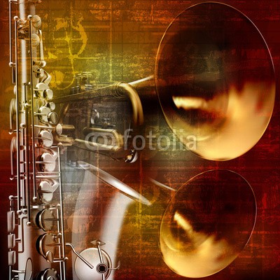 lembit, abstract grunge sound background with trumpets and saxophone (trompete, musik, instrumente, musikalisch, posaune, klingen, jazz, wind, weiß, backgrounds, niemand, single, objekt, gold, abbildung, blues, saxophon, saxophon, saxophonist, glänzend, sopran, entwerfen, konzert, eleganze, stil, pfad, sides, metal)