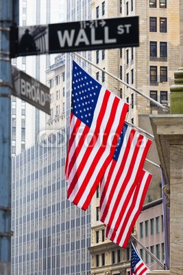 kasto, Wall street, New York, USA. (wall street, new york city, börse, amerika, wertpapier, fahne, banking, straße, märkte, finanz-, new york city, verkehrsschild, zeichen, wand, handel, stadtteil, american, uns, uns, new york city, business, haupt, manhattan, downtown, wirtschaf)
