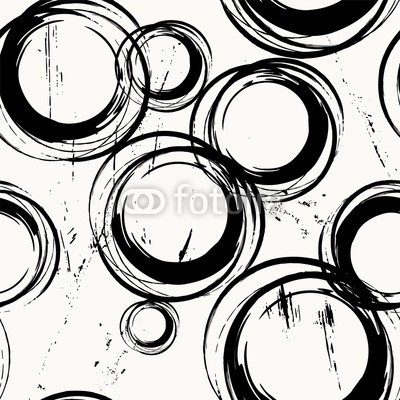 Kirsten Hinte, seamless background pattern, with circles, strokes and splashes, (nahtlos, mustern, backgrounds, abstrakt, kunst, hell, bürste, kreisförmig, kreis, deckung, entwerfen, punktieren, stoff, blume, floral, grafik, schmutzig, geometrisch, abbildung, tinte, interieur, papier, pop, posters, retro, runde, wiederholung, texti)
