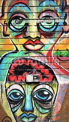 celeste clochard, graffiti (graffiti, figuren, bildlich, abstrakt, kunst, ausdruck, wand, malen, malen, bunt, farb)