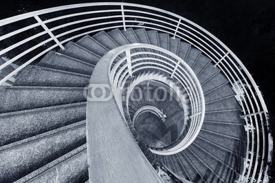 leeyiutung, Spiral Staircase (spiralförmig, schwarzweiß, wirbel, schelle drehung, wendeltreppe, treppenhaus, geländer, niemand, neues bauen, altersgenosse, step, hoch, kreisförmig, hypnose, architektur, bergpass, textur, geometrische figur, stadtlandschaft, urbano, architektonisc)