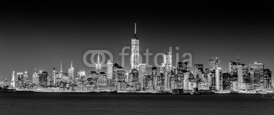 kasto, New York City Manhattan downtown skyline (new york city, stadt, manhattan, new york city, skyline, amerika, skyscraper, stadtlandschaft, architektur, copy space, twin towers, empire state, sonnenuntergang, new york city, angestrahlt, urbano, modern, reisen, panorama, himmel, hudson, gebäude, un)
