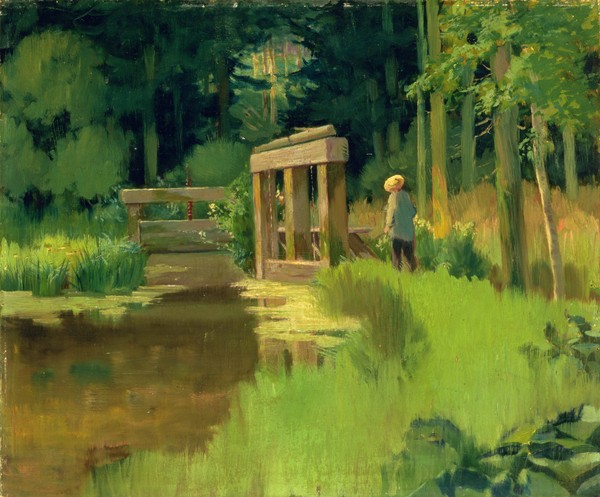 Edouard Manet, In a Park (oil on canvas)