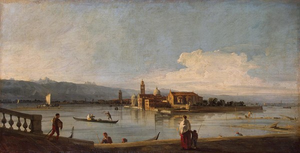 Canaletto, View of the Isles of San Michele, San Cristoforo and Murano, from the Fondamenta Nuove, c.1725-28 (oil on canvas)