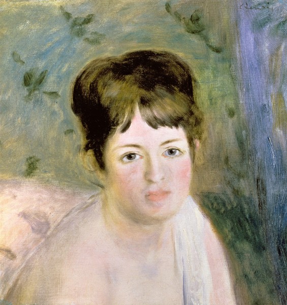 Pierre-Auguste Renoir, Woman's Head, c.1876 (oil on canvas)