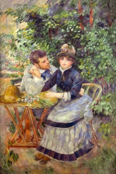 Pierre-Auguste Renoir, In the Garden, 1885 (oil on canvas)
