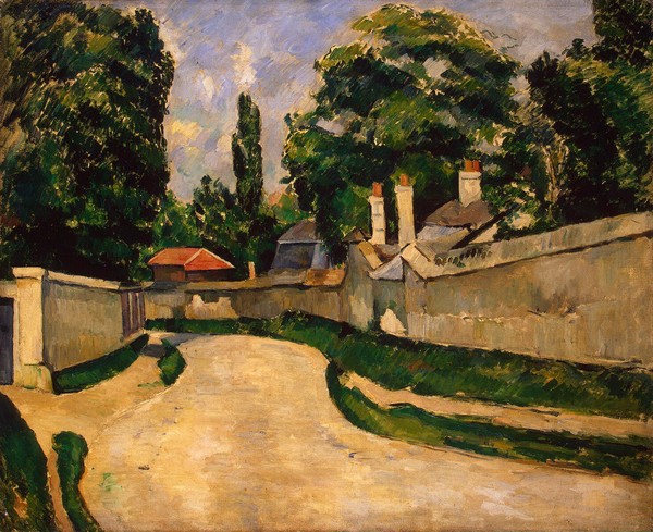 Paul Cézanne, Houses Along a Road, c.1881 (oil on canvas)